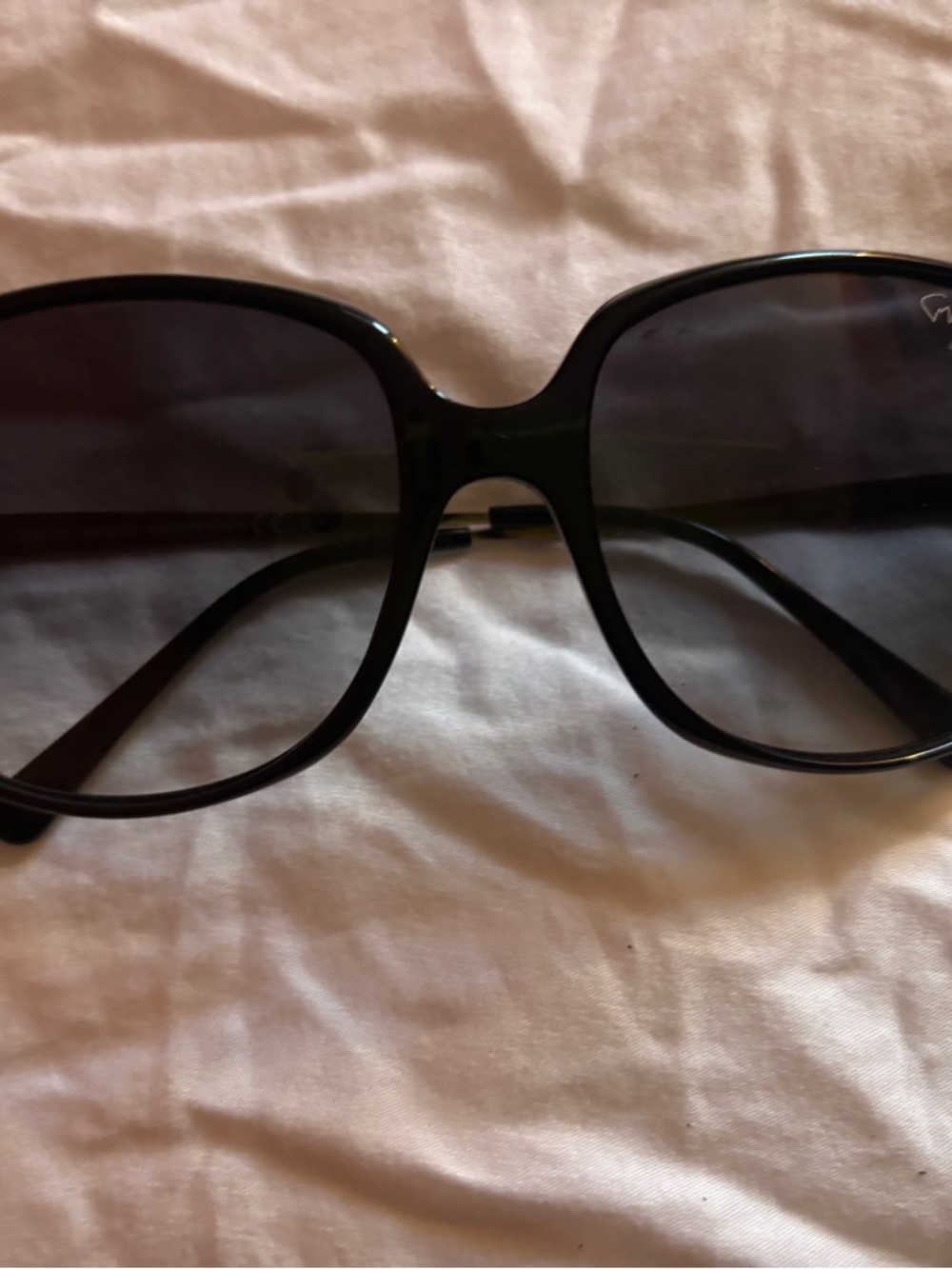 Giorgio Armani Black Oversized Women's Sunglasses